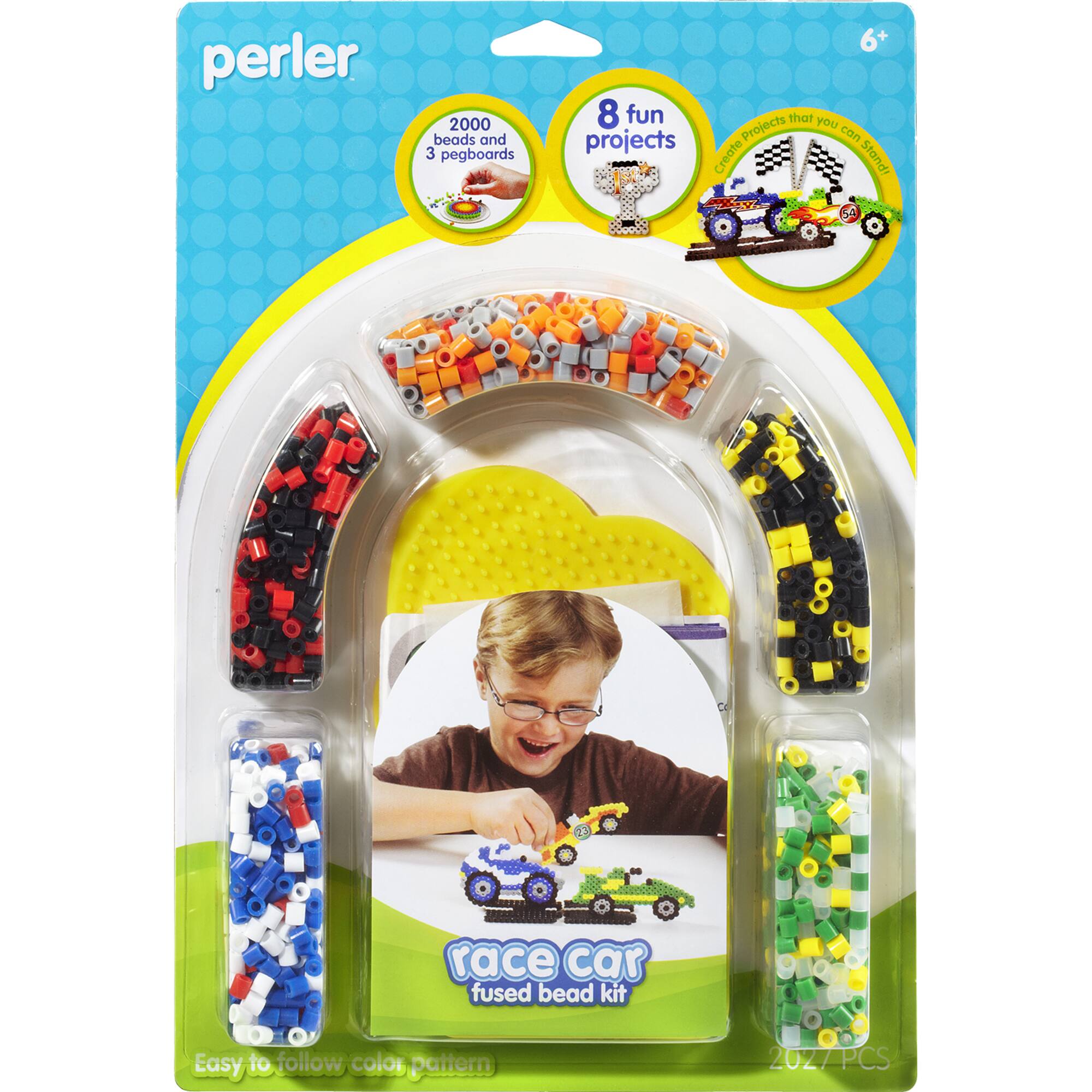 Assorted Perler™ Fused Bead Knights/Cars Kit